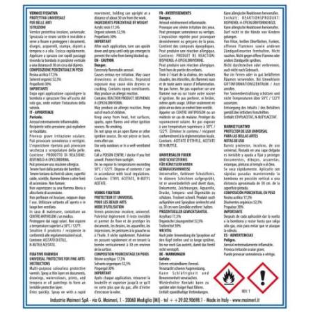 Vernice fissativa spray - 400 ml - Maimeri