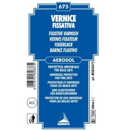 Vernice fissativa spray - 400 ml - Maimeri