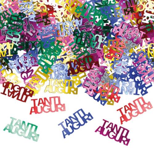 Coriandoli in plastica "Tanti Auguri"...