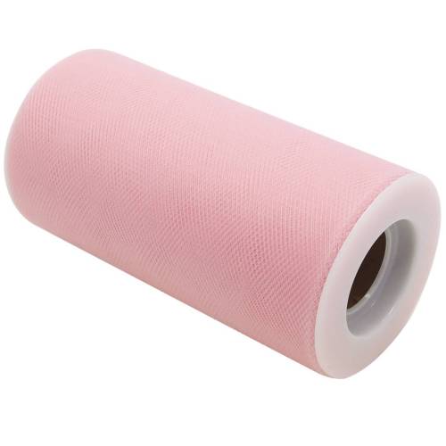 Tulle in rotolo - rosa - 12,5cmx25mt...