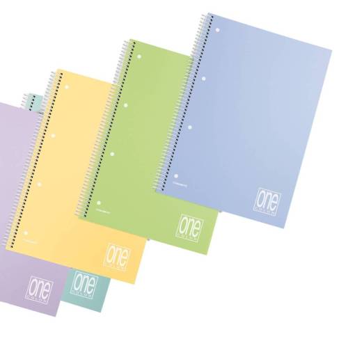 Maxiquaderno One Color Pastel - A4+ -...