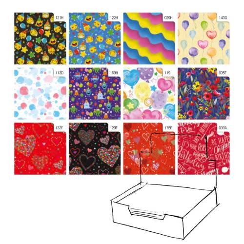 Carta regalo - raso - Fantasia - 70 x...