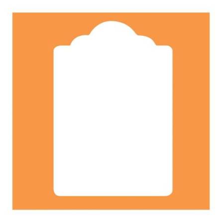 Fustella - motivo tag - dim. sagoma 50 mm - Deco