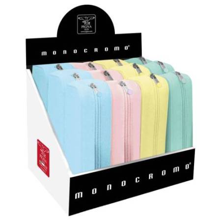 Bustina Monocromo - 80 x200 x 60 mm - silicone soft touch - colori assortiti pastel - Pigna