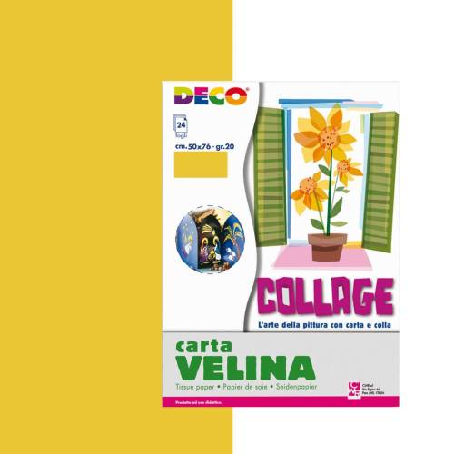 Carta velina - 50 x 76 cm - oro -...