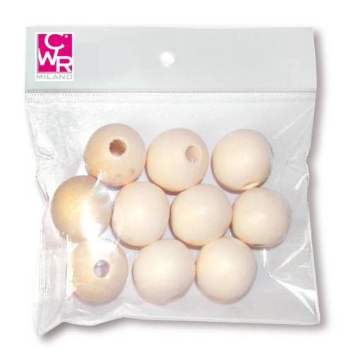 Sfere in legno naturale - diametro 30...