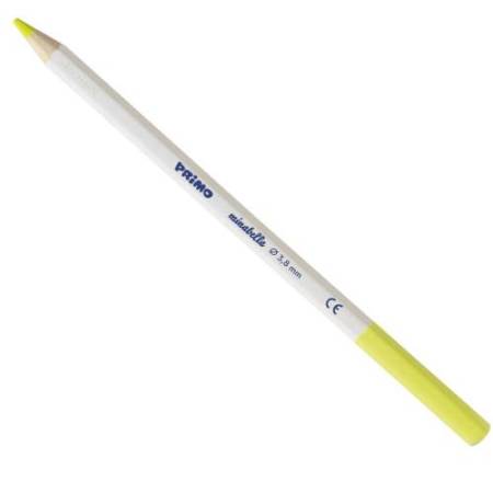 Matite colorate Minabella - diametro mina 3,8 mm - colori fluo assortiti - Primo - astuccio 6 pezzi