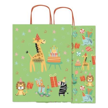 Shoppers - con manici - 26x34,5 cm - fantasie assortite - Rex Sadoch