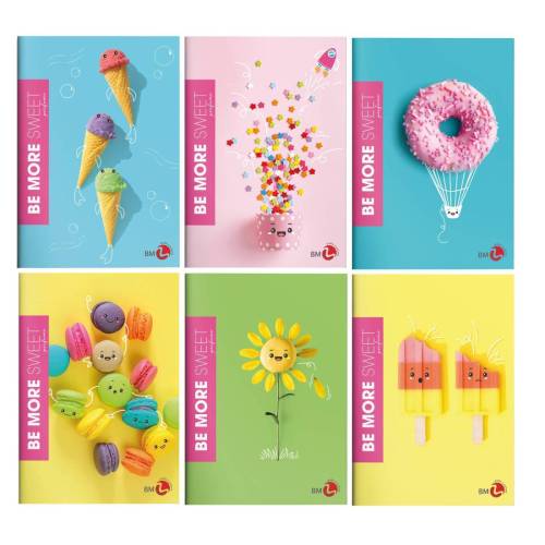Maxiquaderno Be More Sweet - A4 -...