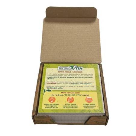 Maxiquaderno One Color Impatto Zero - A4+ - 1 rigo - forato - 80 fg - spiralato - Blasetti - conf. 6 pezzi + 6 scatoline fogliet