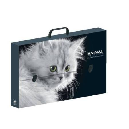 Valigetta polionda Animal Friends - 38 x 53 cm - dorso 5 cm - fantasie assortite - Colorosa