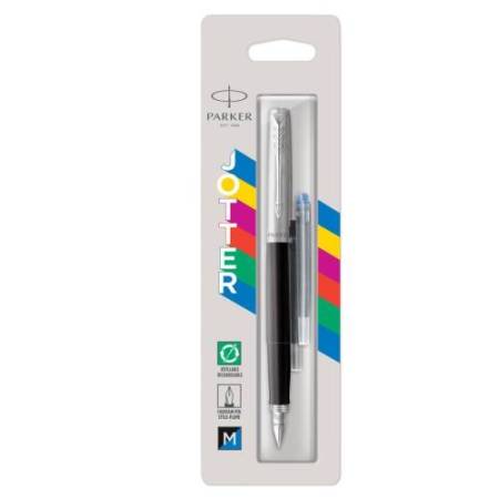 Penna stilografica Jotter Original - punta M - fusto nero - Parker