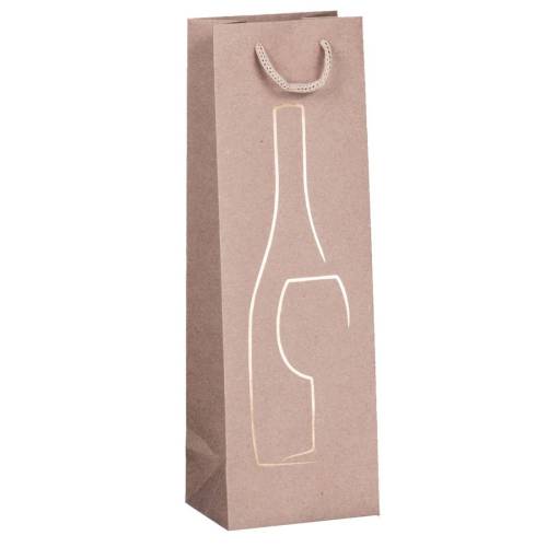 Shopper portabottiglie - con manici...