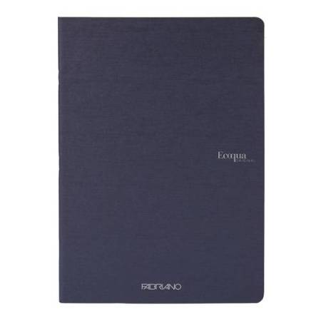 Maxiquaderno Ecoqua original PM - A4 - 90 gr - 1 rigo - 40 fogli - blu scuro - Fabriano