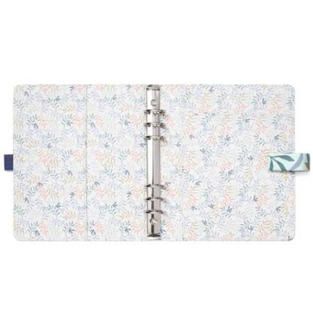 Organiser Botanical - f.to Pocket 146 x 128 x 36 mm - con cinturino - menta - Filofax