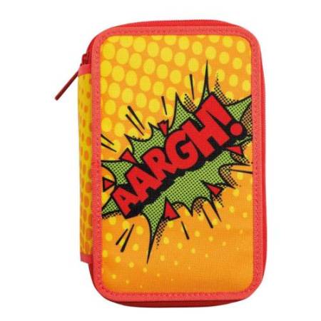 Astuccio 3 zip - 13 x 20 x 7,5 cm - colori e fantasie assortiti - Carioca