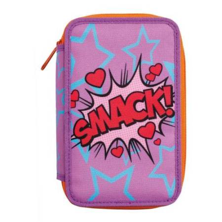 Astuccio 3 zip - 13 x 20 x 7,5 cm - colori e fantasie assortiti - Carioca