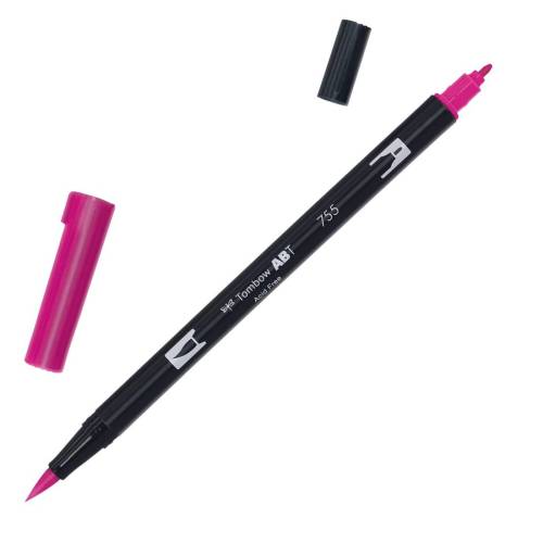 Pennarello Dual Brush 755 - rubine...