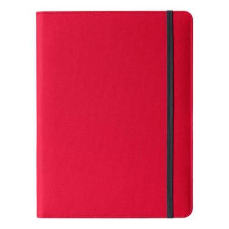 Portablocco Meet - con elastico - 31 x 25 x 1,4 cm - rosso - In Tempo