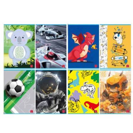 Maxiquaderno assortimento Bimbo - A4 - rigo di 3a - 42 fogli - 80 gr - Pigna