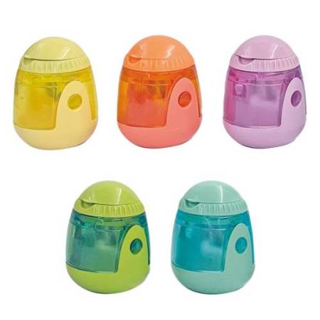 Temperamatite Ovetto - 2 fori - colori assortiti - Arda