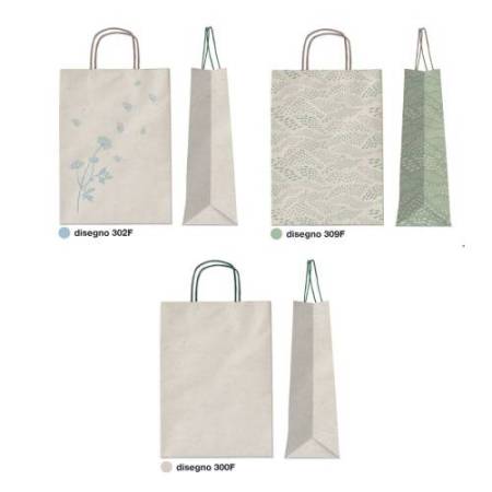 Espositore shopper Carta Erba - formati assortiti - Rex Sadoch - expo 100 pezzi