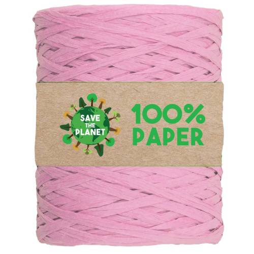 Nastro Rafia - 100 m - carta - rosa...
