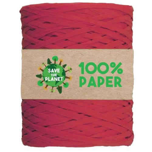 Nastro Rafia - 100 m - carta - rosso...