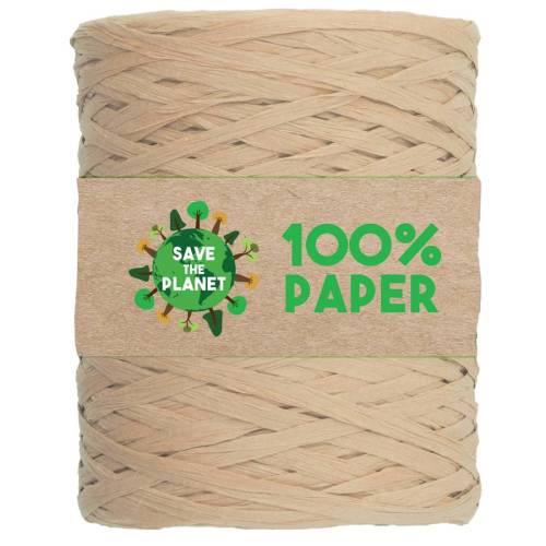 Nastro Rafia - 100 m - carta - beige...