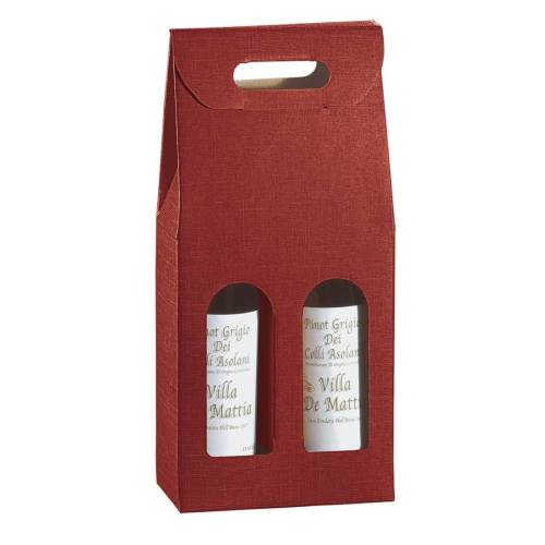 Scatola - 2 bottiglie - 18 x 9 x 38,5...