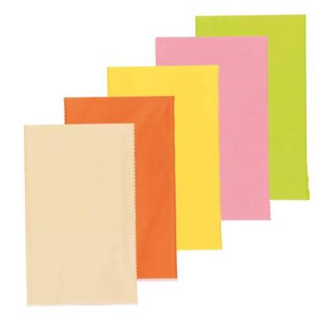 Busta regalo Spring - 16 x 25 cm - 45 gr - carta - 5 colori assortiti - PNP - conf. 50 pezzi