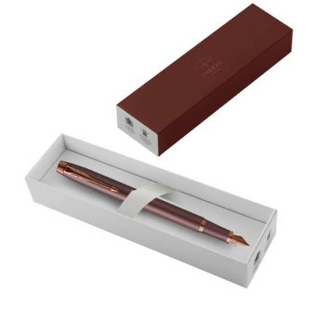 Penna stilografica IM Monochrome - punta M - burgundy - Parker