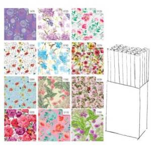 Rotolo carta regalo Fiori -...