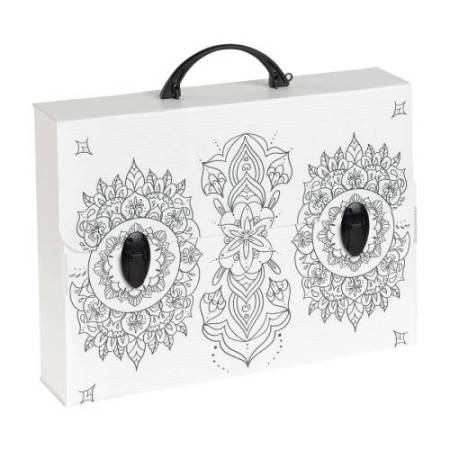 Valigetta polionda Smart - 27 x 37,5 cm - dorso 8 cm - fantasie assortite - Favorit