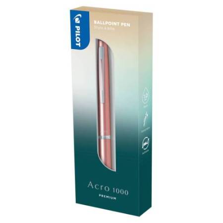 Penna a sfera scatto Acro 1000 - punta 1.0 mm - fusto rosa - Pilot