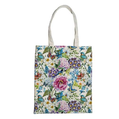 Shopper Nature Flowers - 42x38,5 cm -...