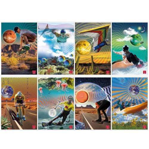 Maxiquaderno Sport - A4 - 4 mm -...