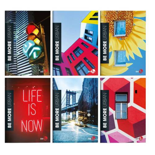 Maxiquaderno Be More Urban - A4 -...