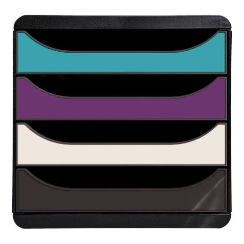 Cassettiera Big Box 4 -linea Titane -...