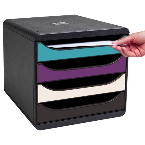 Cassettiera Big Box 4 -linea Titane -...