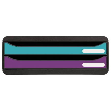 Cassettiera Toolbox - linea Titane - 27 x 35,5 x 13,5 cm - 2 cassetti - colori assortiti - Exacompta