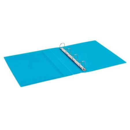 Raccoglitore personalizzabile Vision - 22 x 30 cm - 4 anelli a Q 65 mm - dorso 8,5 cm - azzurro - Favorit