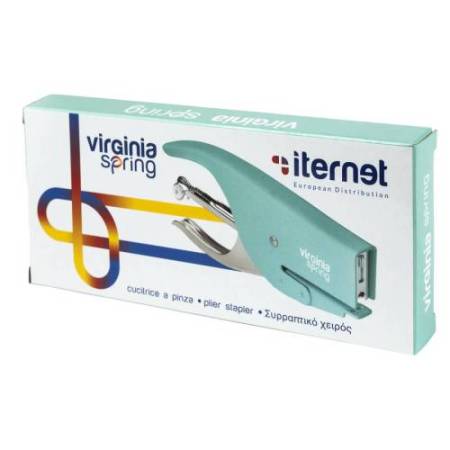 Cucitrice a pinza Virginia spring - azzurro - Iternet