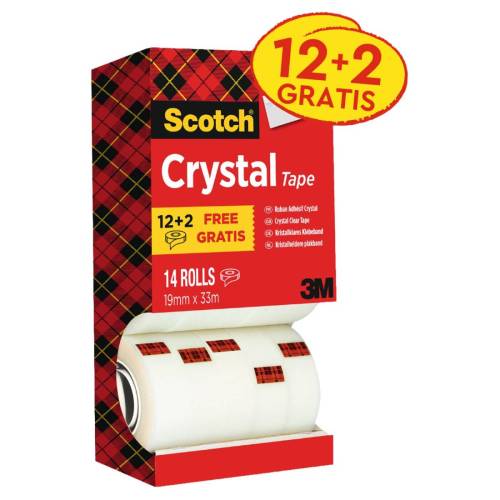 Nastro adesivo Scotch Crystal 600 -...