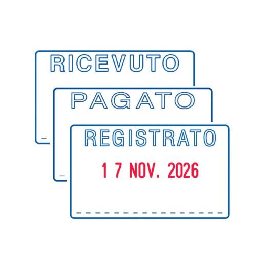 Timbro Professional datario 3 testi...