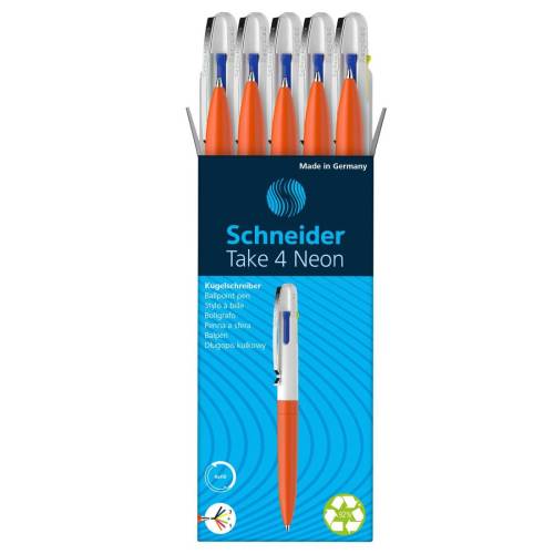 Penna a sfera Take 4 - punta media -...