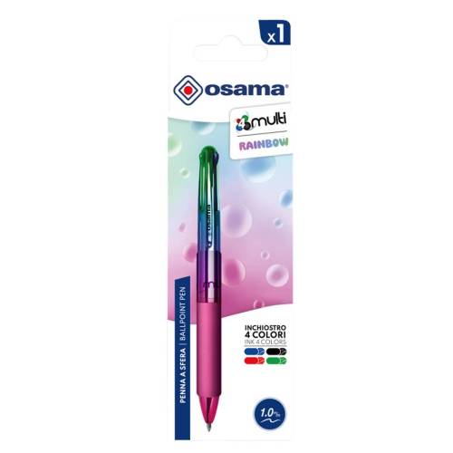 Penna a sfera 4 Multi Chrome - punta...