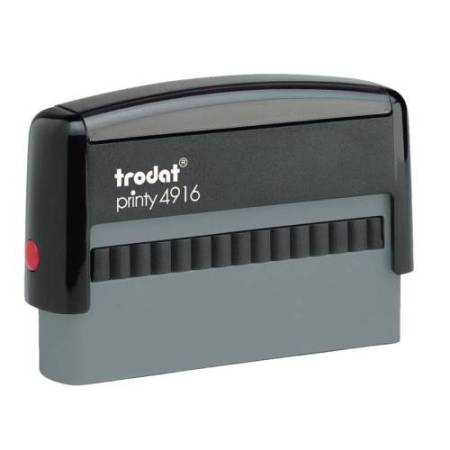 Timbro Original Printy 4916 - personalizzabile - 70 x 100 mm - 3 righe - autoinchiostrante - Trodat