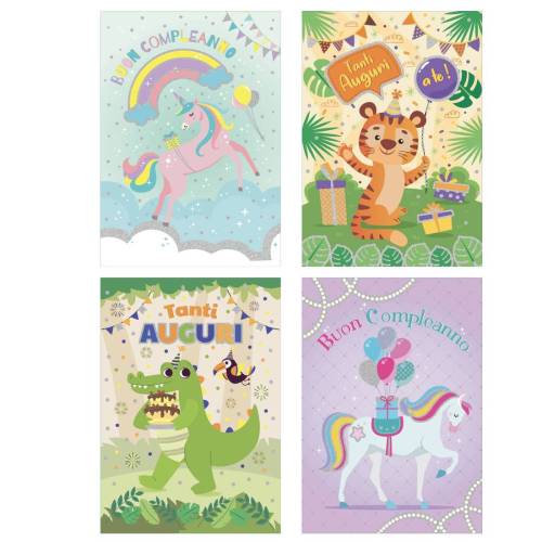 Biglietto Compleanno bambini -...