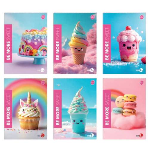 Maxiquaderno Be More Sweet - A4 -...